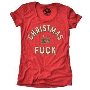 Women's Christmas AF - shirt NWT -  Size Small - Solid Threads